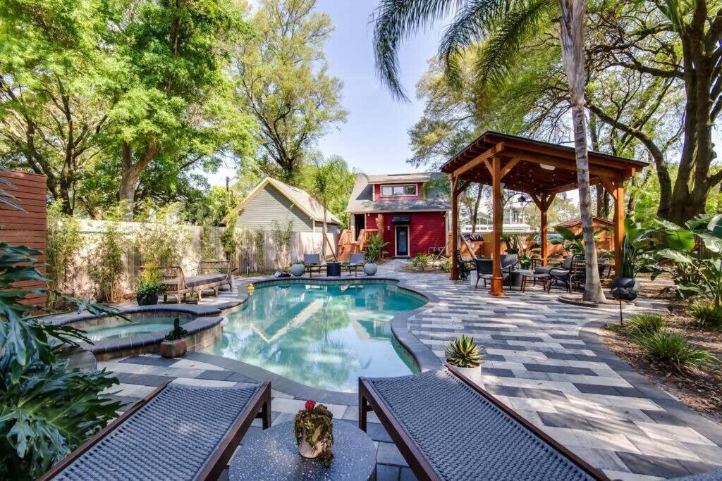 Unique Studio W Pool Spa & Gardens Near Downtown Jacksonville Exteriör bild